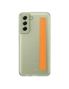 Etui Samsung Galaxy S21 FE EF-XG990CMEGWW mátový/mint Alcantara Cover