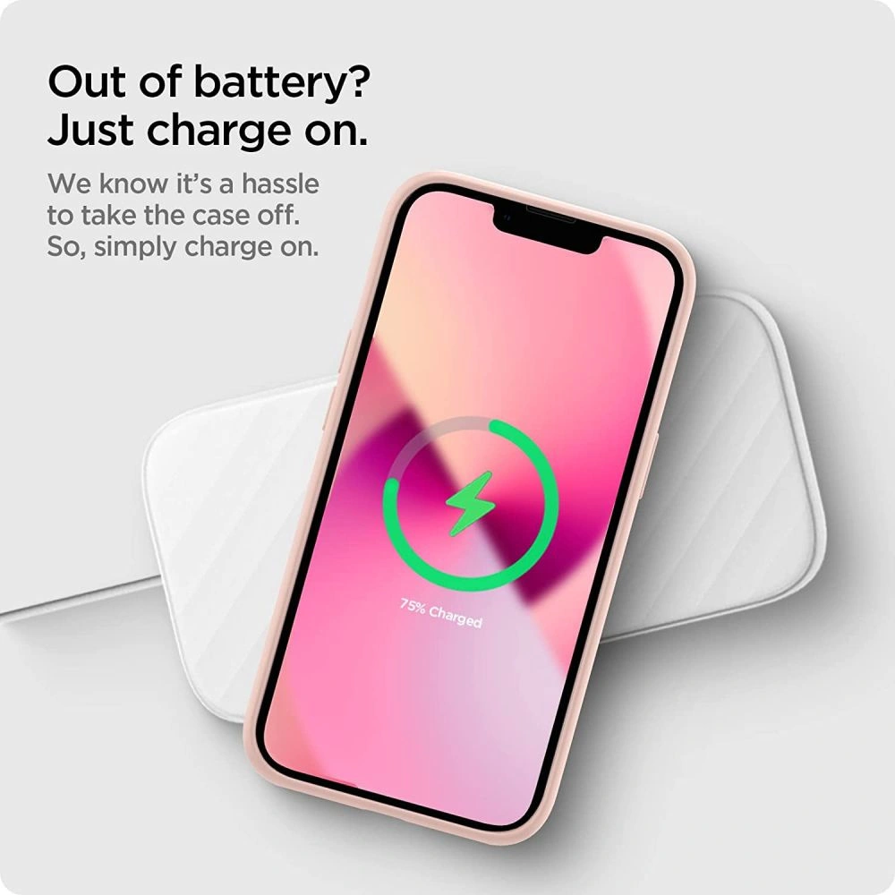 Hurtownia GSM - Etui Spigen Silicone Fit Apple iPhone 13 Růžové - SPN2045PNK - {ean13} - Hurt