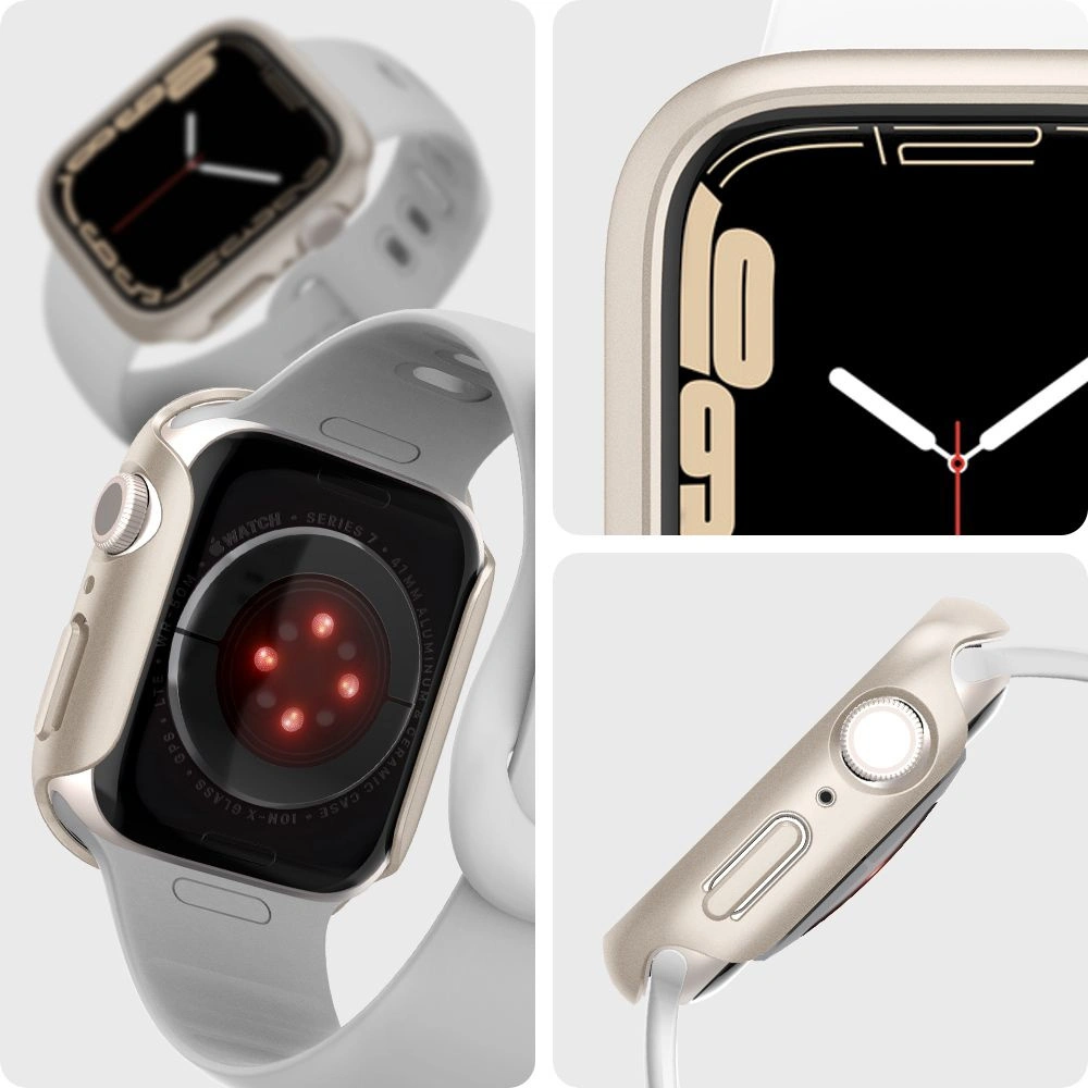 Hurtownia GSM - Etui Spigen Thin Fit Apple Watch 4/5/6/7/SE/8/9 40/41mm Starlight - SPN2046STA - {ean13} - Hurt