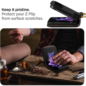 Hurtownia GSM - Etui Spigen Lienar Samsung Galaxy Z Flip 3 Black - SPN2047BLK - {ean13} - Hurt