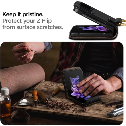 Etui Spigen Lienar Samsung Galaxy Z Flip 3 Black