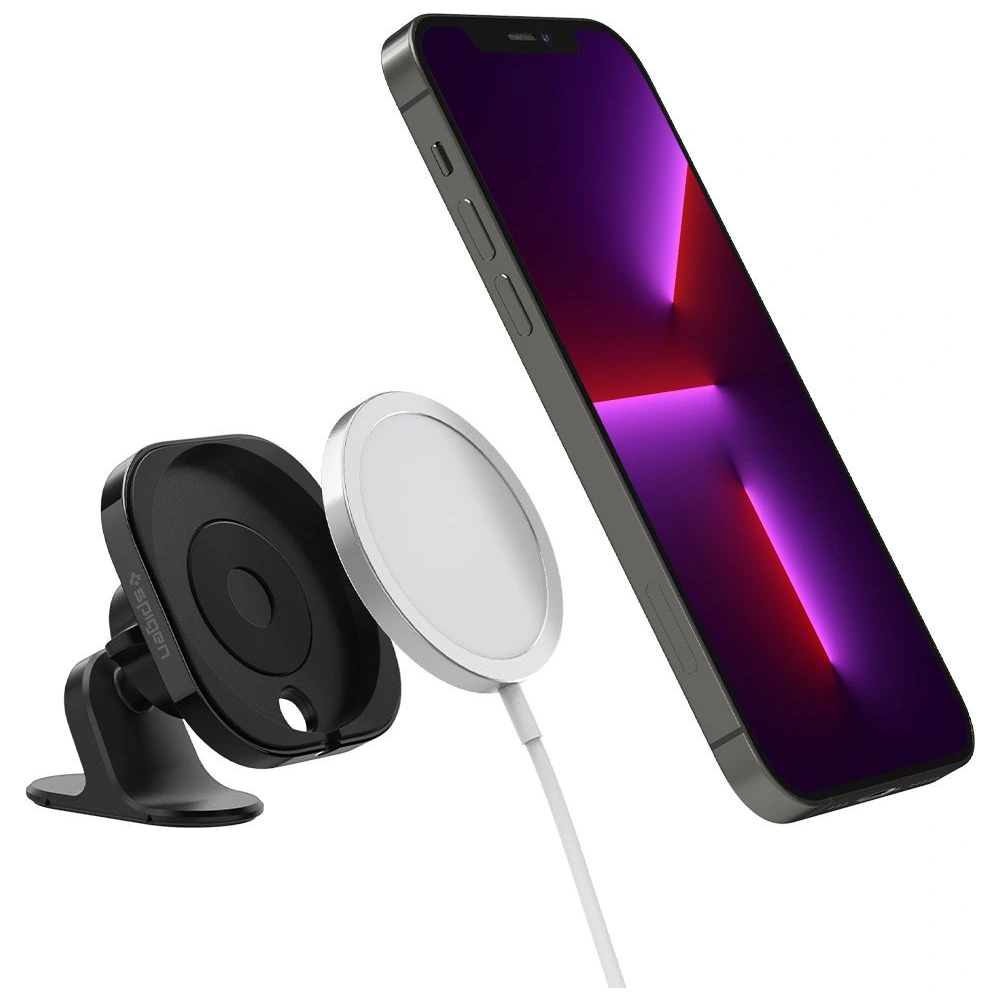 Hurtownia GSM - Uchwyt do ładowarki MagSafe Spigen Mag Fit Dashboard Car Mount Black - SPN2048BLK - {ean13} - Hurt