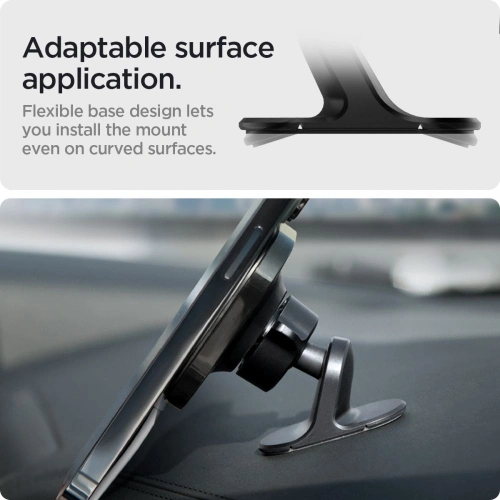 Uchwyt do ładowarki MagSafe Spigen Mag Fit Dashboard Car Mount Black