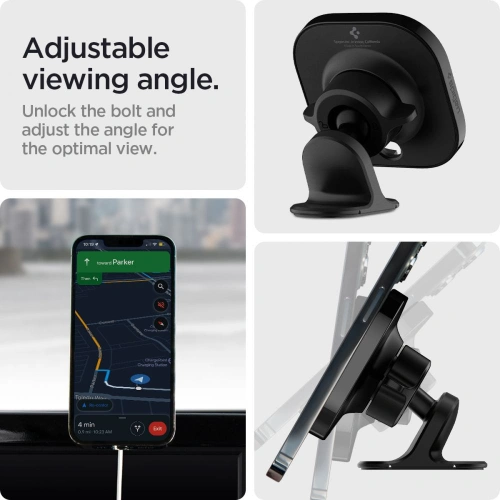 Uchwyt do ładowarki MagSafe Spigen Mag Fit Dashboard Car Mount Black