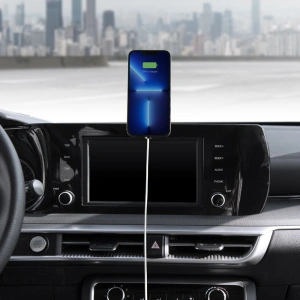 Uchwyt do ładowarki MagSafe Spigen Mag Fit Dashboard Car Mount Black