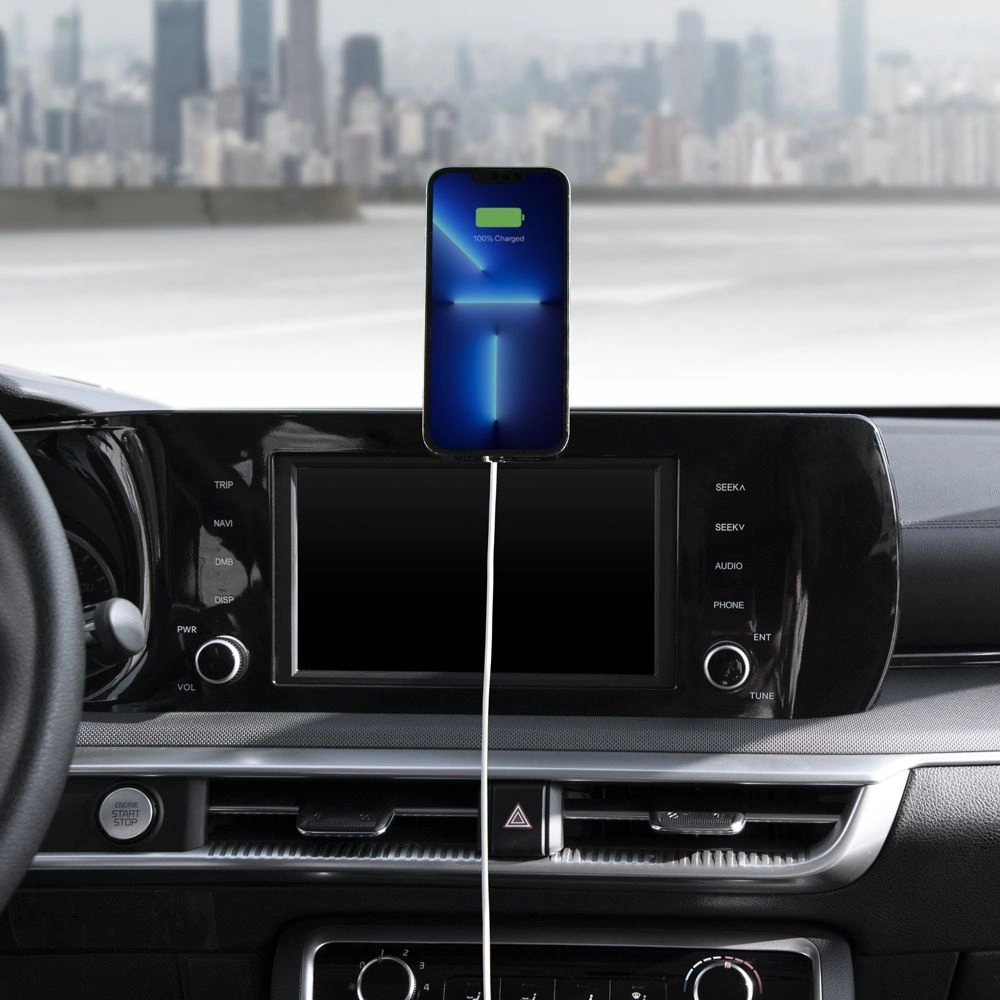 Wholesale MagSafe Charger Mount Spigen Mag Fit Dashboard Car Mount Black - SPN2048BLK - {ean13} - Hurt
