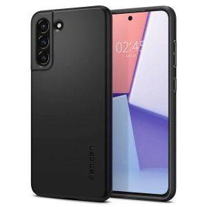 Hurtownia GSM - Etui Spigen Thin Fit Samsung Galaxy S21 FE černé - SPN2050BLK - {ean13} - Hurt