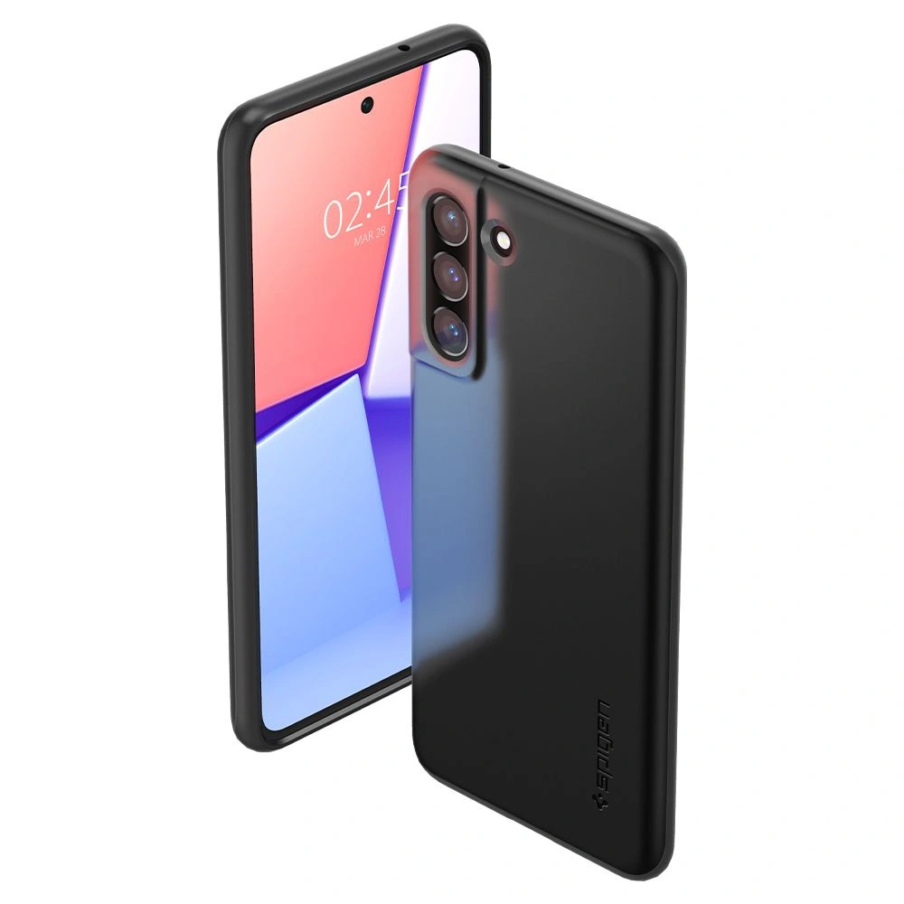 Hurtownia GSM - Etui Spigen Thin Fit Samsung Galaxy S21 FE černé - SPN2050BLK - {ean13} - Hurt