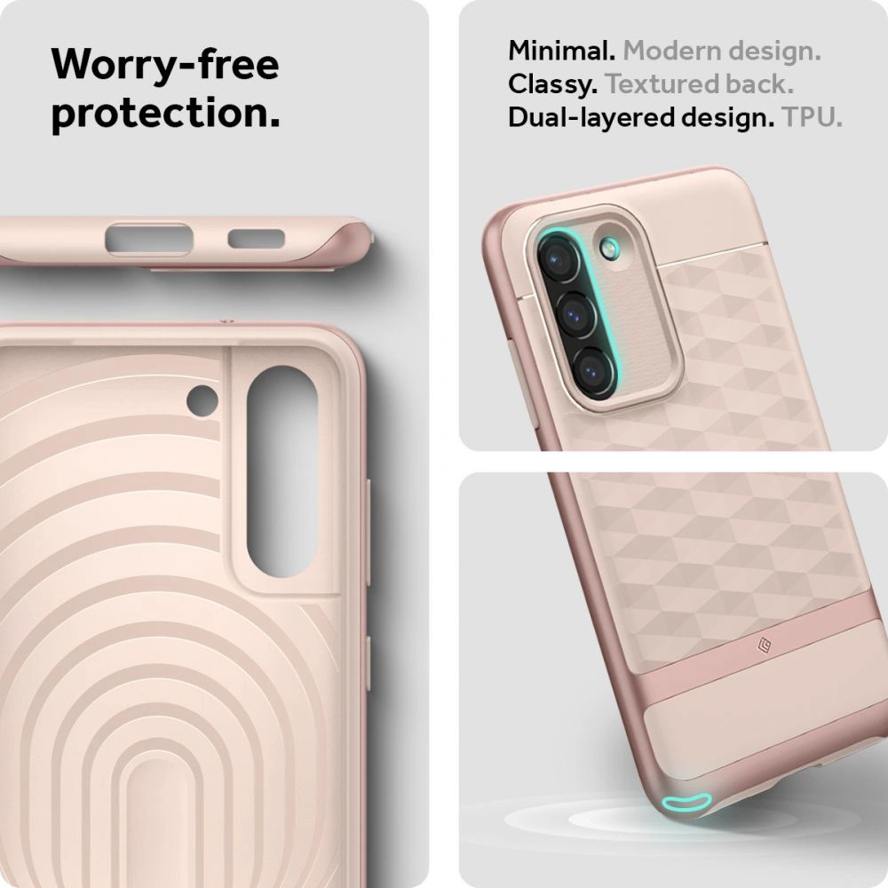 Hurtownia GSM - Etui Caseology Parallax Samsung Galaxy S21 FE Indi Pink - CSL035INDPNK - {ean13} - Hurt