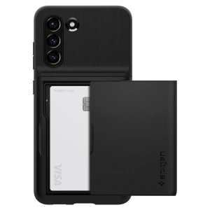 Hurtownia GSM - Etui Spigen Slim Armor CS Samsung Galaxy S21 FE Black - SPN2051BLK - {ean13} - Hurt