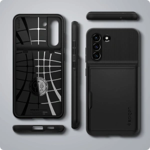 Hurtownia GSM - Etui Spigen Slim Armor CS Samsung Galaxy S21 FE Black - SPN2051BLK - {ean13} - Hurt