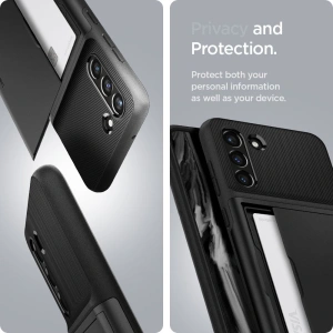 Hurtownia GSM - Etui Spigen Slim Armor CS Samsung Galaxy S21 FE Black - SPN2051BLK - {ean13} - Hurt