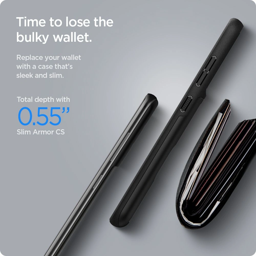Hurtownia GSM - Etui Spigen Slim Armor CS Samsung Galaxy S21 FE černé - SPN2051BLK - {ean13} - Hurt