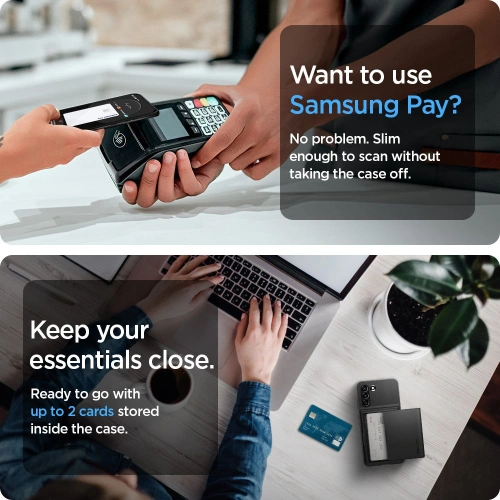 Etui Spigen Slim Armor CS Samsung Galaxy S21 FE Black