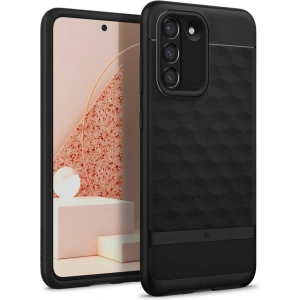 Hurtownia GSM - Etui Caseology Parallax Samsung Galaxy S21 FE Matná Černá - CSL036BLK - {ean13} - Hurt