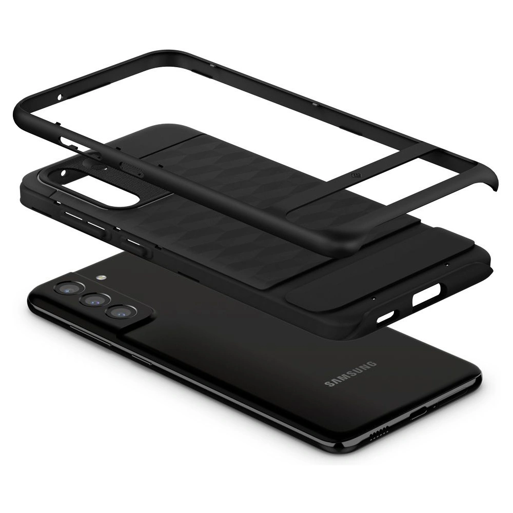 Hurtownia GSM - Etui Caseology Parallax Samsung Galaxy S21 FE Matná Černá - CSL036BLK - {ean13} - Hurt