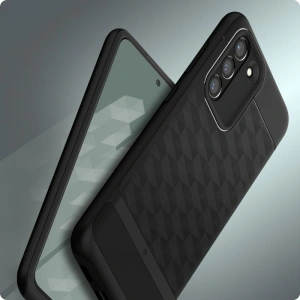 Hurtownia GSM - Etui Caseology Parallax Samsung Galaxy S21 FE Matte Black - CSL036BLK - {ean13} - Hurt