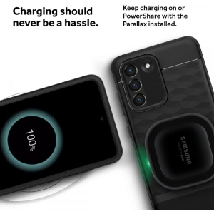 Etui Caseology Parallax Samsung Galaxy S21 FE Matná Černá