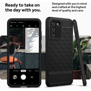 Hurtownia GSM - Etui Caseology Parallax Samsung Galaxy S21 FE Matte Black - CSL036BLK - {ean13} - Hurt
