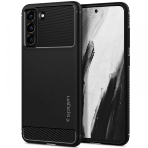 Hurtownia GSM - Etui Spigen Rugged Armor Samsung Galaxy S21 FE Matná Černá - SPN2055BLK - {ean13} - Hurt