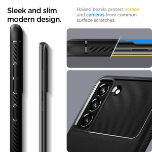 Hurtownia GSM - Etui Spigen Rugged Armor Samsung Galaxy S21 FE Matte Black - SPN2055BLK - {ean13} - Hurt