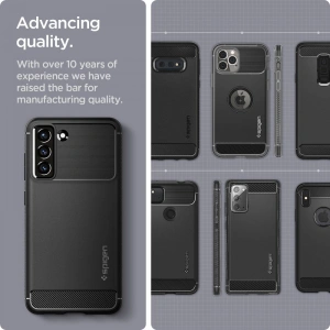 Hurtownia GSM - Etui Spigen Rugged Armor Samsung Galaxy S21 FE Matte Black - SPN2055BLK - {ean13} - Hurt
