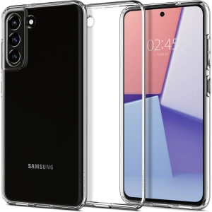 Hurtownia GSM - Etui Spigen Liquid Crystal Galaxy S21 FE Crystal Clear - SPN2055CLR - {ean13} - Hurt