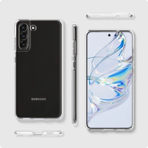 Hurtownia GSM - Etui Spigen Liquid Crystal Galaxy S21 FE Crystal Clear - SPN2055CLR - {ean13} - Hurt