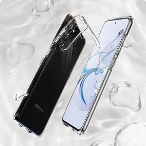 Hurtownia GSM - Etui Spigen Liquid Crystal Galaxy S21 FE Crystal Clear - SPN2055CLR - {ean13} - Hurt