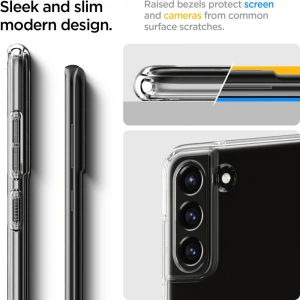 Hurtownia GSM - Etui Spigen Liquid Crystal Galaxy S21 FE Crystal Clear - SPN2055CLR - {ean13} - Hurt