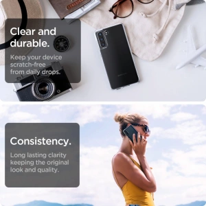 Hurtownia GSM - Etui Spigen Liquid Crystal Galaxy S21 FE Crystal Clear - SPN2055CLR - {ean13} - Hurt