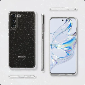 Hurtownia GSM - Etui Spigen Liquid Crystal Galaxy S21 FE Glitter Crystal - SPN2057GLTR - {ean13} - Hurt