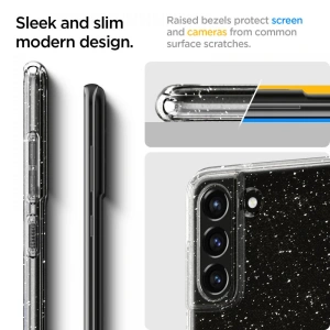 Hurtownia GSM - Etui Spigen Liquid Crystal Galaxy S21 FE Glitter Crystal - SPN2057GLTR - {ean13} - Hurt