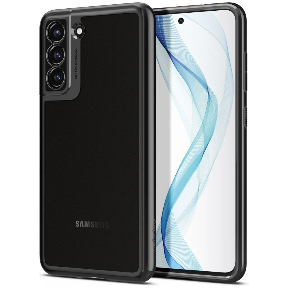 Hurtownia GSM - Etui Spigen Optik Crystal Samsung Galaxy S21 FE Chrome Grey - SPN2059GRY - {ean13} - Hurt