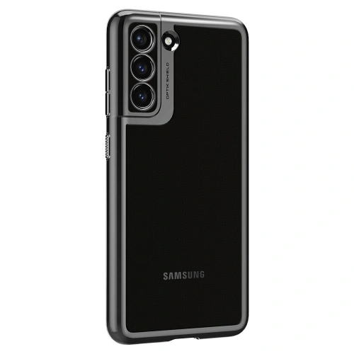Etui Spigen Optik Crystal Samsung Galaxy S21 FE Chrome Grey