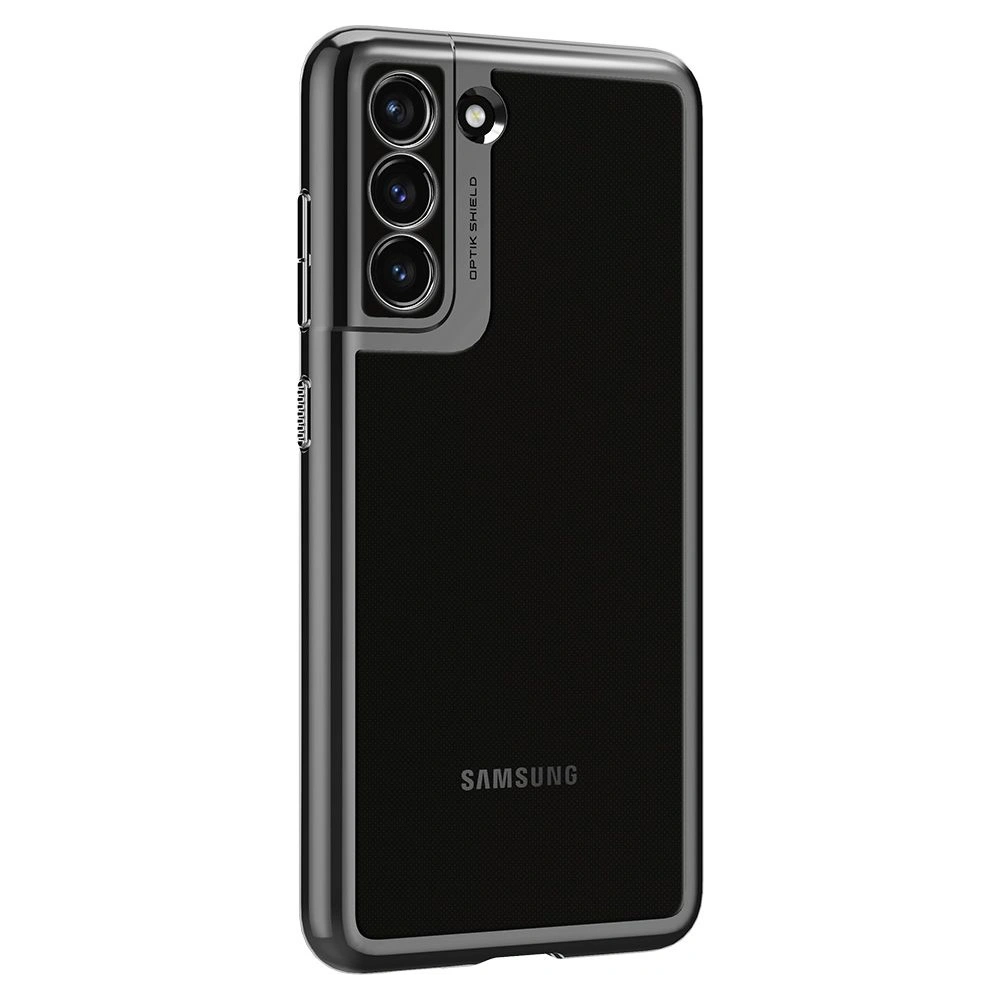 Hurtownia GSM - Etui Spigen Optik Crystal Samsung Galaxy S21 FE Chrome Grey - SPN2059GRY - {ean13} - Hurt