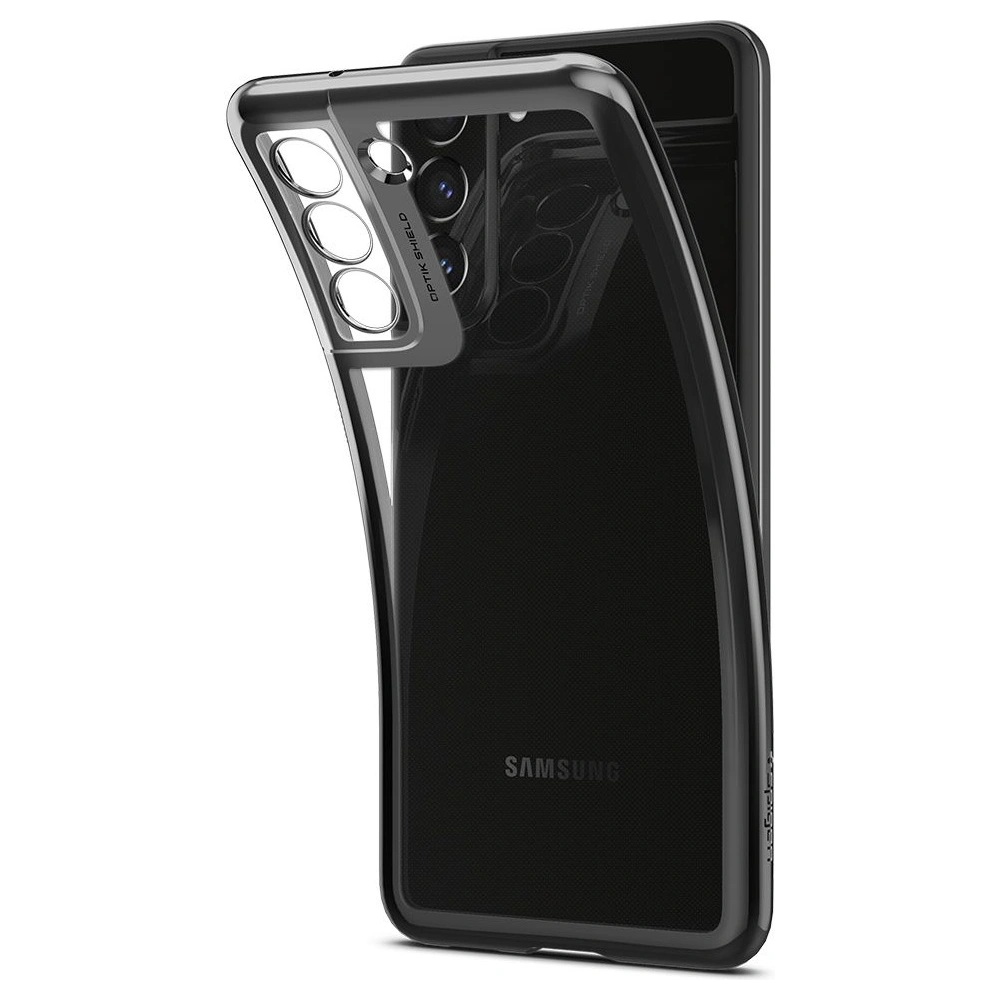 Hurtownia GSM - Etui Spigen Optik Crystal Samsung Galaxy S21 FE Chrome Grey - SPN2059GRY - {ean13} - Hurt