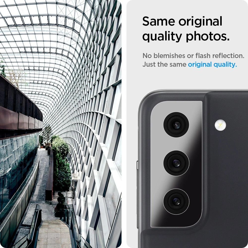 Hurtownia GSM - Tvrzené sklo na aparát Spigen Optik Camera Lens Samsung Galaxy S21 FE Black [2 PACK] - SPN2061BLK - {ean13} - Hurt