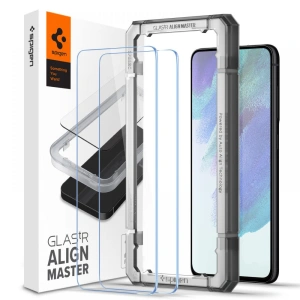 Tvrdé sklo Spigen AlignMaster Glas.tr Samsung Galaxy S21 FE [2 PACK]