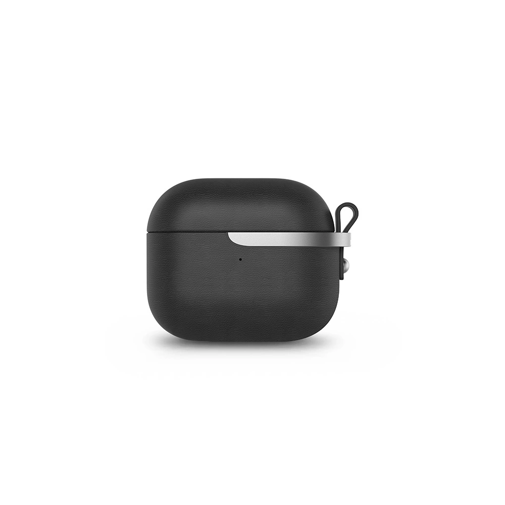 Hurtownia GSM - Etui Moshi Pebbo Luxe Apple AirPods 3 s odnímatelným zápěstním páskem (Charcoal Black) - MOSH208BLK - {ean13} - Hurt