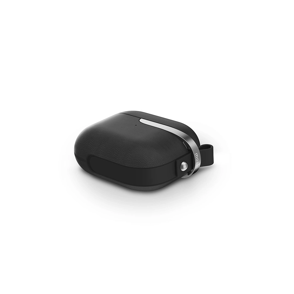Hurtownia GSM - Etui Moshi Pebbo Luxe Apple AirPods 3 s odnímatelným zápěstním páskem (Charcoal Black) - MOSH208BLK - {ean13} - Hurt