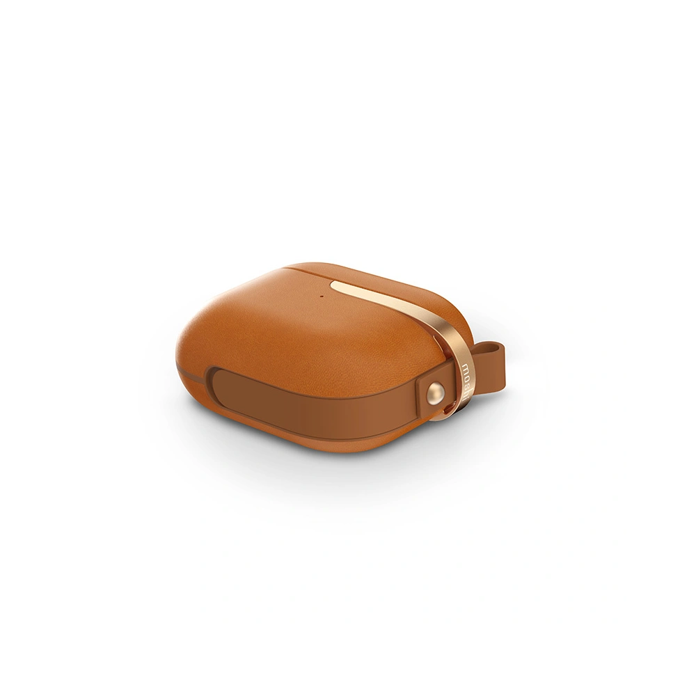 Hurtownia GSM - Etui Moshi Pebbo Luxe Apple AirPods 3 s odnímatelným zápěstním páskem (Caramel Brown) - MOSH209BR - {ean13} - Hurt
