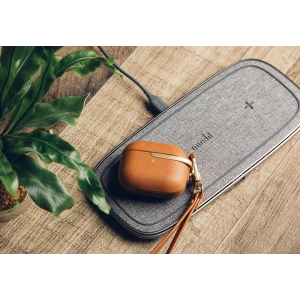 Wholesale Moshi Pebbo Luxe Case Apple AirPods 3 with Detachable Wrist Strap - Caramel Brown - MOSH209BR - {ean13} - Hurt