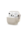 Moshi Pebbo Case Apple AirPods 3 with Detachable Wrist Strap and LintGuard™ Protection - Savanna Beige
