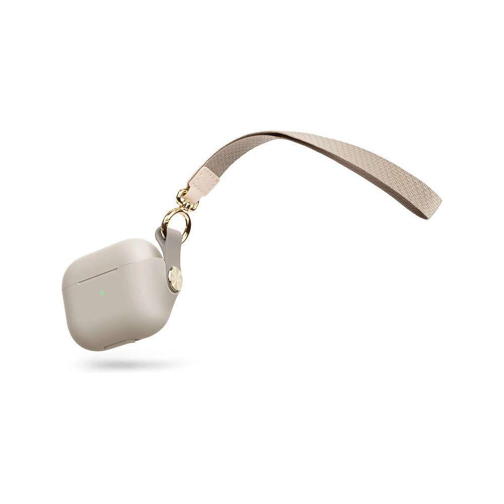 Hurtownia GSM - Etui Moshi Pebbo Apple AirPods 3 s odnímatelným páskem na ruku (Savanna Beige) - MOSH211SAVBEI - {ean13} - Hurt