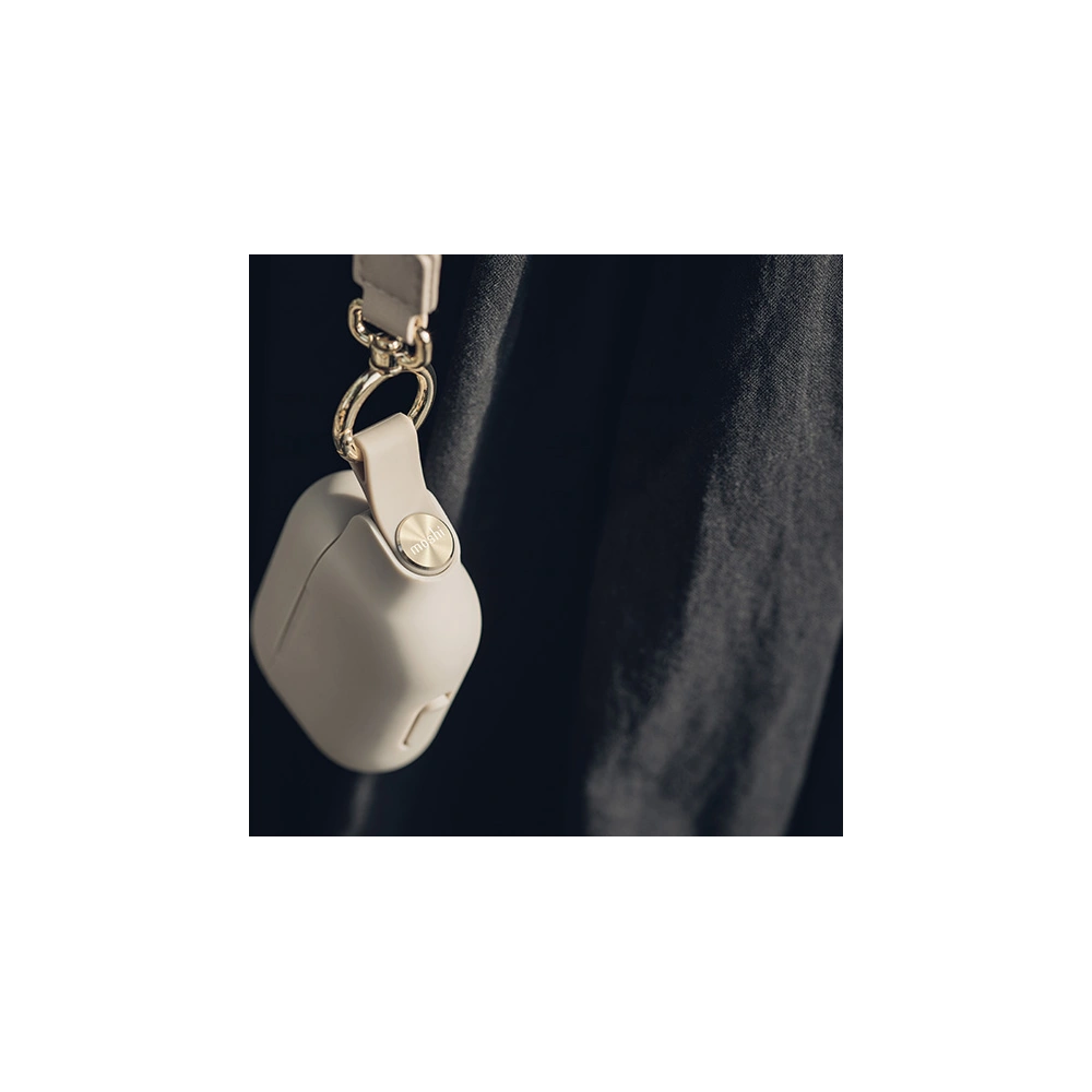 Hurtownia GSM - Etui Moshi Pebbo Apple AirPods 3 s odnímatelným páskem na ruku (Savanna Beige) - MOSH211SAVBEI - {ean13} - Hurt