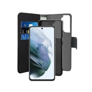 Hurtownia GSM - Etui PURO Wallet Detachable 2w1 Samsung Galaxy S21 FE (černá) - PUR528BLK - {ean13} - Hurt