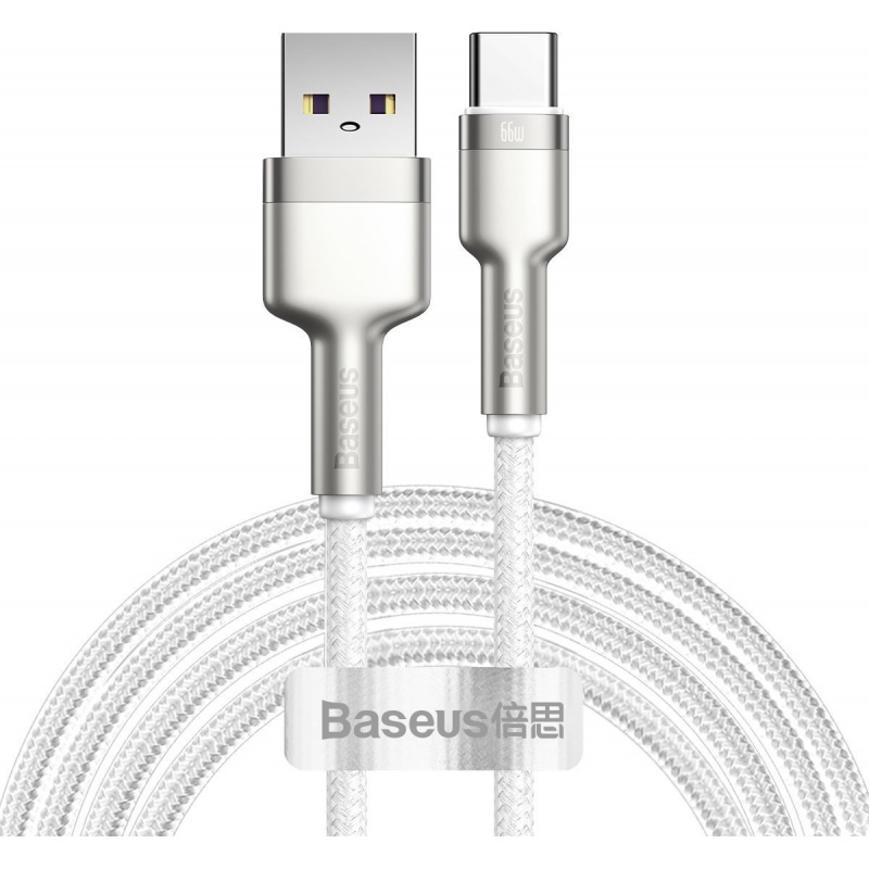Hurtownia Baseus - 6953156209787 - BSU3015WHT - Kabel USB do USB-C Baseus Cafule, 66W, 2m (biały) - B2B homescreen