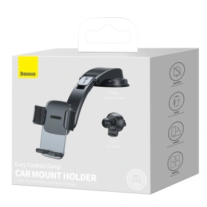 Hurtownia GSM - Uchwyt samochodowy Baseus Easy Control Clamp do kratki / na kokpit (czarny) - BSU3019BLK - {ean13} - Hurt