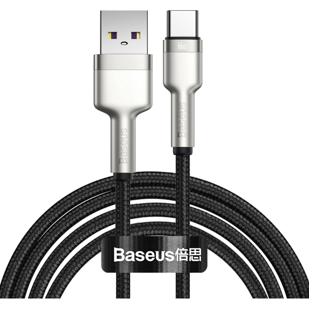 Wholesale USB do USB-C Baseus Cafule Cable, 66W, 2m (black) - BSU3020BLK - {ean13} - Hurt